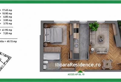 Apartament cu 2 camere decomandat în Nicolae Grigorescu