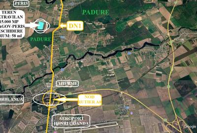 Teren extravilan de 15000 mp, în Periș