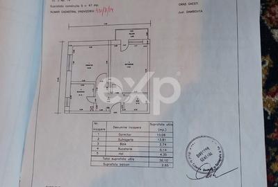 Apartament cu 2 camere decomandat în Central