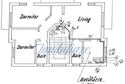 Apartament cu 3 camere semidecomandat, mobilat în Florești - 17