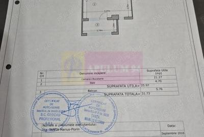 Garsonieră decomandată în Roșu - 3