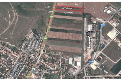 Teren Construcții extravilan de 6750 mp, în Exterior Vest - 1