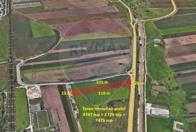 Teren agricol intravilan de 2729 mp, în Centură - 2
