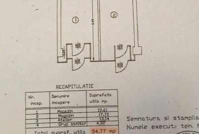 Spațiu comercial, de 55 mp, în Moșilor - 1