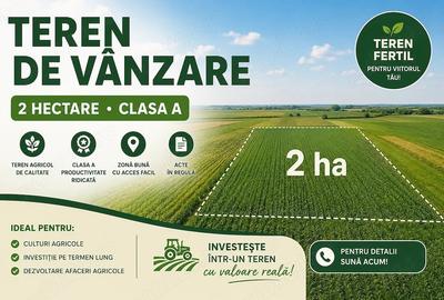 Teren de 20000 mp, în Slimnic