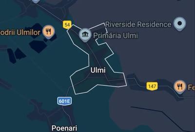 Teren de 5000 mp, în Ulmi - 1