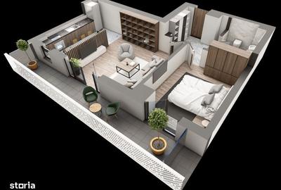 Apartament cu 2 camere în Galata - 3