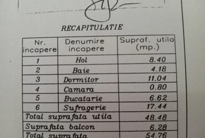 Apartament cu 2 camere decomandat în Central