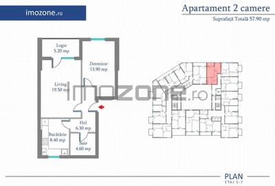 Apartament cu 3 camere decomandat în Păcii - 13