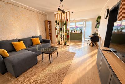 Apartament cu 2 camere semidecomandat, mobilat în Sânpetru