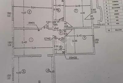 Apartament cu 4 camere semidecomandat în Vitan
