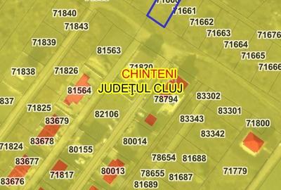 Teren de 498 mp, în Chinteni