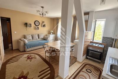 Apartament cu 2 camere semidecomandat, mobilat în Girocului