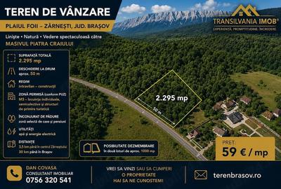 Teren de 2295 mp, în Central