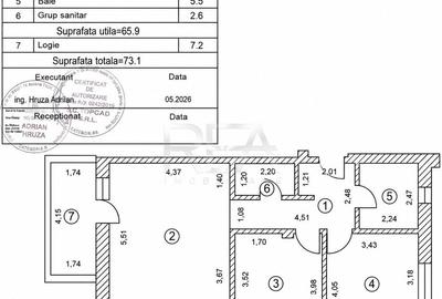 Apartament cu 3 camere decomandat în Doamna Ghica