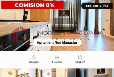 Apartament cu 2 camere, mobilat în Mănăștur - 1