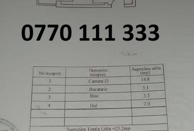 Garsonieră semidecomandată în Barieră - 1