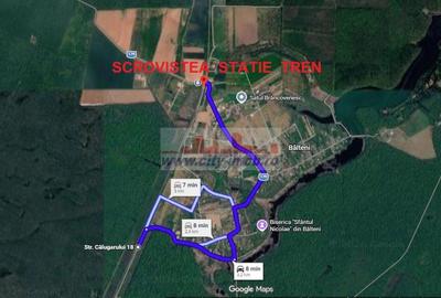 Teren Construcții intravilan de 1123.4599609375 mp, în Bălteni - 13
