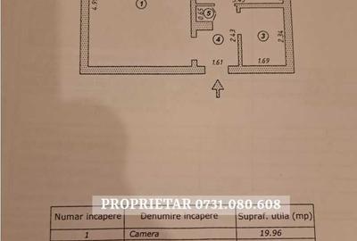 Garsonieră decomandată în Cotroceni