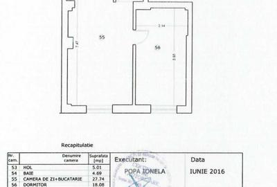 Apartament cu 2 camere decomandat, mobilat în Păcii - 2