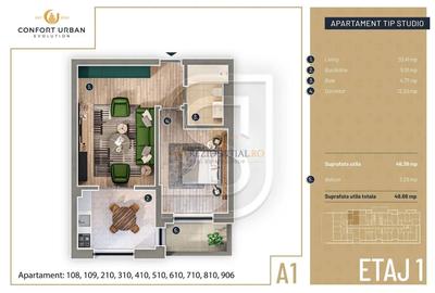 Apartament cu 2 camere semidecomandat în Rahova - 2