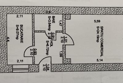 Spațiu comercial, de 43.619998931885 mp, în Ultracentral - 7