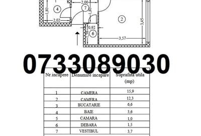 Apartament cu 2 camere decomandat în Drumul Taberei - 9