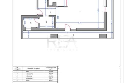 Apartament cu 5 camere decomandat, mobilat în Aviatorilor - 17