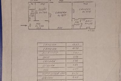 Apartament cu 2 camere semidecomandat în Central
