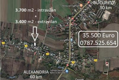 Teren intravilan de 7100 mp, în Gorneni