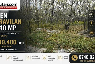 Teren de 2740 mp, în Bran