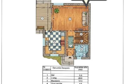 Duplex cu 4 camere cu Teren 330 Mp în Săftica - 7