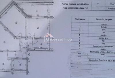 Apartament cu 3 camere semidecomandat în Florești - 14