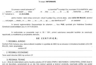 Teren agricol intravilan de 5800 mp, în Jucu de Mijloc - 6