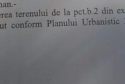 Teren de 2300 mp, în Central