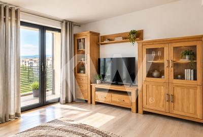 Apartament cu 2 camere decomandat, mobilat în Tractorul