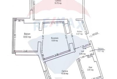 Apartament cu 2 camere decomandat în Aradul Nou