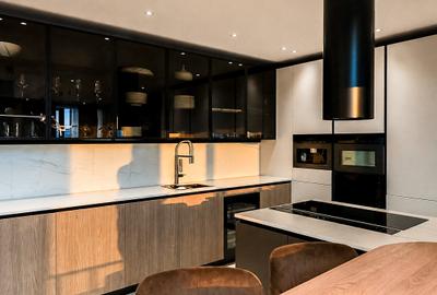 Penthouse cu 5 camere, mobilat în Barbu Văcărescu - 9