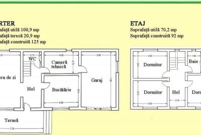 Casă cu 3 camere cu Teren 547 Mp în Central