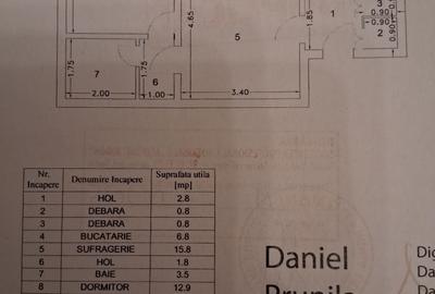 Apartament cu 2 camere semidecomandat în Mihail Kogălniceanu
