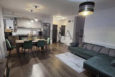 Apartament cu 2 camere semidecomandat, mobilat în Giroc