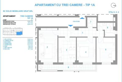 Apartament cu 3 camere în Bârnova - 2