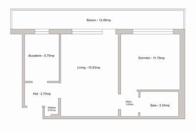 Apartament cu 2 camere semidecomandat în Brâncoveanu - 1