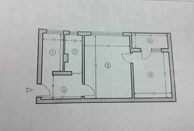 Apartament cu 2 camere semidecomandat în Exercițiu - 3