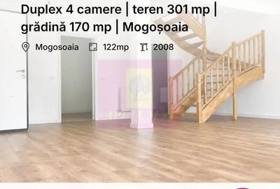 Casă cu 4 camere cu Teren 301 Mp în Mogoșoaia