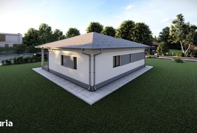 Casă cu 3 camere cu Teren 500 Mp în Aroneanu