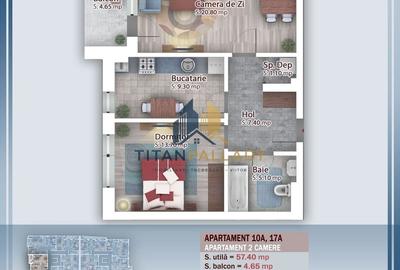 Apartament cu 2 camere decomandat în Theodor Pallady
