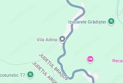 Teren de 1280 mp, în Fundata