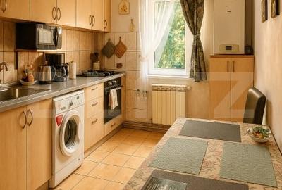 Apartament cu 2 camere decomandat, mobilat în Plopilor