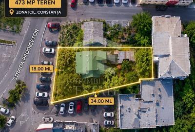 Teren Construcții intravilan de 473 mp, în ICIL